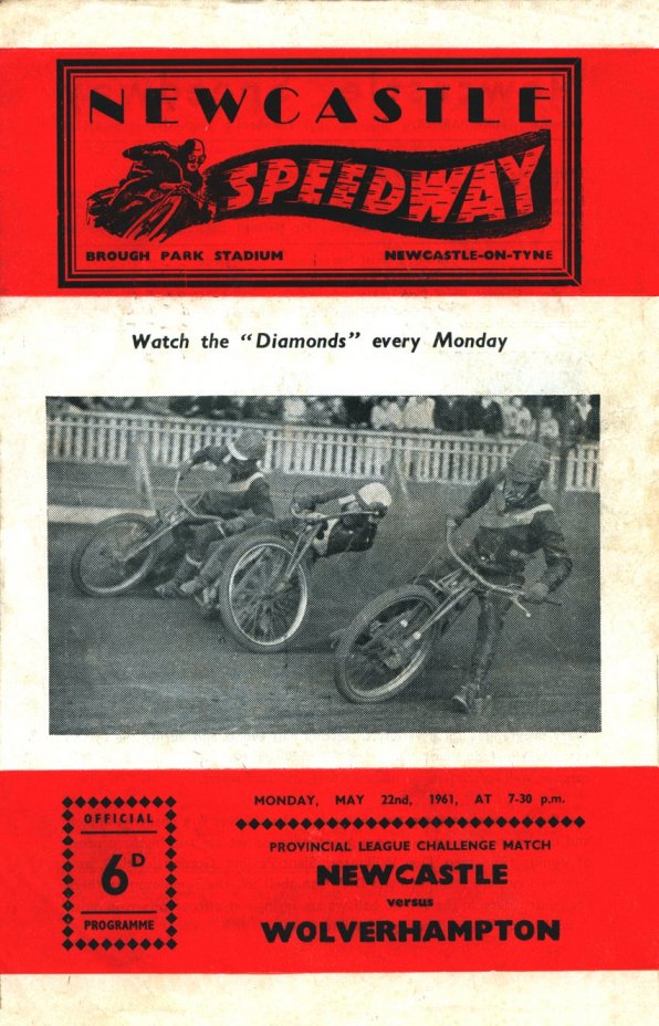 First speedway programme since closure in 1951